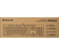 Defender Klawiatura mechaniczna MIRAX GK-352 podświetlenie RGB Czarna 