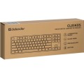 Defender Klawiatura mechaniczna CLEIKOS GK-135 podświetlenie LED Czarna 