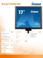 IIYAMA Monitor 17 cali 1731SR-B1S TN,RESISTIVE,HDMI,DP,VGA,IP54,2x1W 