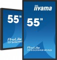 IIYAMA Monitor 55 cali TF5539AS-B1AG,IPS,4K,HDMIx2,DP,RJ45,3xUSB,2x10W,      ANDROID,24/7,IP65 