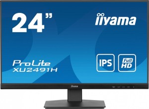 IIYAMA Monitor 24 cale XU2491H-B1 IPS, HDMI, DP, 0,5ms, 300cd 