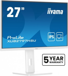 IIYAMA Monitor 27 cali XUB2797HSU-W2 IPS,FHD,HAS,300cd,(5y) 