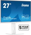 IIYAMA Monitor 27 cali XUB2797HSN-W2 IPS,FHD,USB-C Dock,HAS,300cd,1ms,sRGB99%,100Hz,HDMI,DP-out,USBx4,RJ45,2x2W/5y/ 