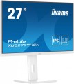 IIYAMA Monitor 27 cali XUB2797HSN-W2 IPS,FHD,USB-C Dock,HAS,300cd,1ms,sRGB99%,100Hz,HDMI,DP-out,USBx4,RJ45,2x2W/5y/ 