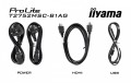 IIYAMA Monitor 27 cali T2752MSC-B1AG 10 PKT. POJ,IPS,HDMI,DP,2x1W,7H,2xUSB,  400cd/m2,AG-(Anti Glare) 