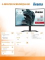IIYAMA Monitor 32 cale GCB3280QSU-B2,VA,QHD,180Hz,1500R,0.2ms,4xUSB,350cd 