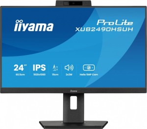IIYAMA Monitor 24 cale XUB2490HSUH-B2 IPS,FHD,CAM,MIC,HDMI,DP 