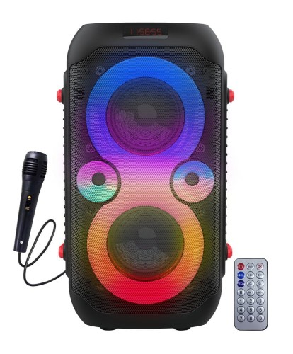Esperanza Głośnik BT FM LED RGB RYTHM 