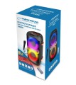 Esperanza Głośnik BT FM LED RGB RYTHM 