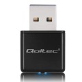 Qoltec Bezprzewodowy ultra szybki mini adapter NANO WiFi | Standard N | USB 2.0 | 300Mbps 