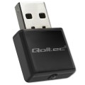 Qoltec Bezprzewodowy ultra szybki mini adapter NANO WiFi | Standard N | USB 2.0 | 300Mbps 