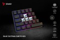 Savio Klawiatura mechaniczna BLACKOUT X2 OUTEMU Blue, Hot Swap