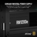 Corsair Zasilacz RM1200e PCIe5.1 80+GOLD F.MODULAR ATX3.1 