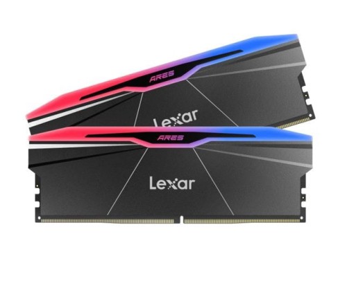 Lexar Pamięć DDR5 ARES RGB Black  32GB(2*16GB)/6000 CL28 