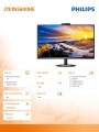 Philips Monitor 27 cali 27E1N5600HE IPS HDMI DP USB-C Pivot Kamera Głośniki