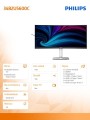 Philips Monitor 34B2U5600C 34 cale Curved VA HDMIx2 DP HAS USB-C Głośniki