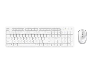 Trust Zestaw klawiatura + mysz Ody II bezprzewodowa biała 