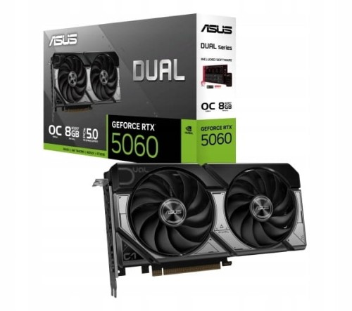 Geforce ASUS RTX 5060 DUAL 8GB OC GDDR7 DLSS 4