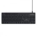 Hama Klawiatura CK-200 przewodowa Czarna 