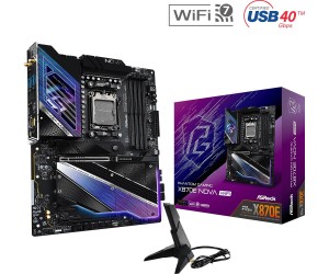 ASRock Płyta główna X870 NOVA WIFI AM5 4DDR5 M.2 ATX 