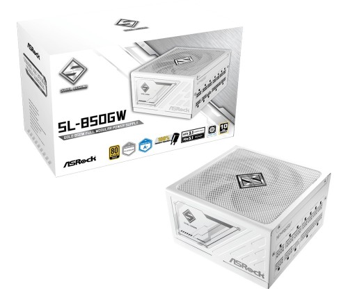ASRock Zasilacz SL-850GW 850W 80PLUS GOLD FULL modularny