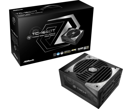 ASRock Zasilacz TC-1650T 1650W 80PLUS TITANUM modularny