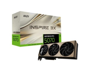 MSI Karta graficzna GeForce RTX 5070 12G INSPIRE 3X OC DLSS 4