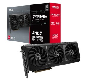 Asus Karta graficzna RX 9070 PRIME OC 16GB GDDR6 256bit DP/HDMI