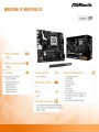 ASRock Płyta główna B850M-X WIFI R2.0 AM5 2DDR5 M.2 USBC mATX 