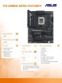 Asus Płyta główna TUF GAMING X870E-PLUS WIFI AM5 4DDR5 HDMI/USB-C 