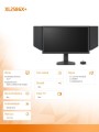 ZOWIE Monitor XL2586X+ LED 1ms/12MLN:1/HDMI/GAMING