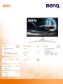 Benq Monitor 24 cale EX251 1ms IPS/220Hz/FullHD/Gaming 