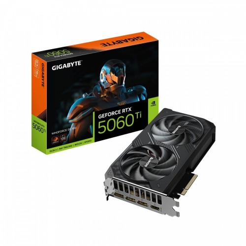 Gigabyte Karta graficzna GeForce RTX 5060 Ti WINDFORCE OC 16G 128BIT GDDR7 HDMI/3DP