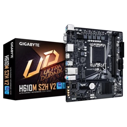 Gigabyte Płyta główna H610M S2H V2 s1700 2DDR 5 DP/HDMI/DSUB M.2 mATX 