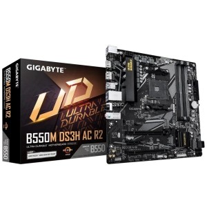 Gigabyte Płyta główna B550M DS3H AC R2 AM4 4DDR4 HDMI/DVI mATX 