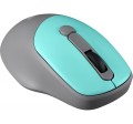 Defender Mysz bezprzewodowa silent click FEAM MM-296 RF 1600 DPI Miętowa 