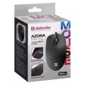 Defender Mysz przewodowa AZORA MB-241 1200 DPI czarna podświetlana