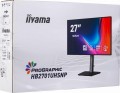 IIYAMA Monitor 27 cali ProGraphic HB2701UHSNP-B1 4K,IPS BLACK 2.0,450cd,VESA USB-c dock(PD:96W),HDMI,DP,DAISY/CHAIN,4xUSB,RJ45,3000:1,sRGB:100%,DCI-P3:99%,KV