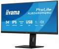 IIYAMA Monitor ProLite 34 cale XUB3493WQSU-B6 IPS,UWQHD,DP,2xHDMI,HAS,21:9,400cd,   120Hz,1000:1,1ms, USB HUBx4, 2x5W,