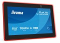 IIYAMA Monitor 16 cali TW1625LASC-B3PNR ANDROID 14,FHD,10PKT,450cd,2x2W,    4xUSB, 1xUSB-C,RJ45, MIC, RK3567, 4/32GB, LED lightbar, iiSign2, NFC, 24/7 
