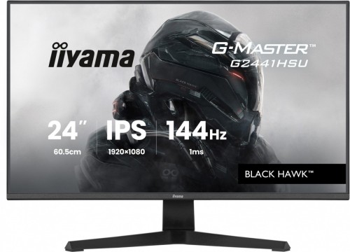 IIYAMA Monitor 23,8 cala G2441HSU-B1 IPS,FHD,144Hz,1ms,2xUSB,350cd,HDMI,DP 