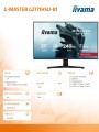 IIYAMA Monitor 27 cali G2771HSU-B1 0.4ms,Fast IPS,1xUSB 3.2, 1xUSB C,      240Hz, DP, 2xHDMI,  Adaptive G-SYNC - 1920 x 1080 @48-240Hz  DisplayPort Only 