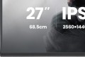 IIYAMA Monitor 27 cali G2741QSU-B1 IPS,QHD,144Hz,1ms,2xUSB                  Adaptive G-SYNC,HDMI,DP,350cd, 