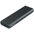 Qoltec Obudowa na dysk M.2 SSD | NVMe | PCIe | USB3.1 | 10Gb/s | 4TB |  Grafit 