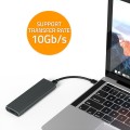 Qoltec Obudowa na dysk M.2 SSD | NVMe | PCIe | USB3.1 | 10Gb/s | 4TB |  Grafit 
