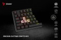 Savio Klawiatura mechaniczna STYX Outemu Brown Hot Swap RGB