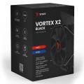Savio Chłodzenie procesora CPU Vortex X2 Black