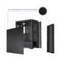 Chieftec Obudowa AS-02B-OP Midi Tower czarna