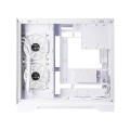Chieftec Obudowa VISIO GM-30W-T G-OP 6xwentylator ARGB biała
