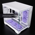 Chieftec Obudowa VISIO GM-30W-T G-OP 6xwentylator ARGB biała